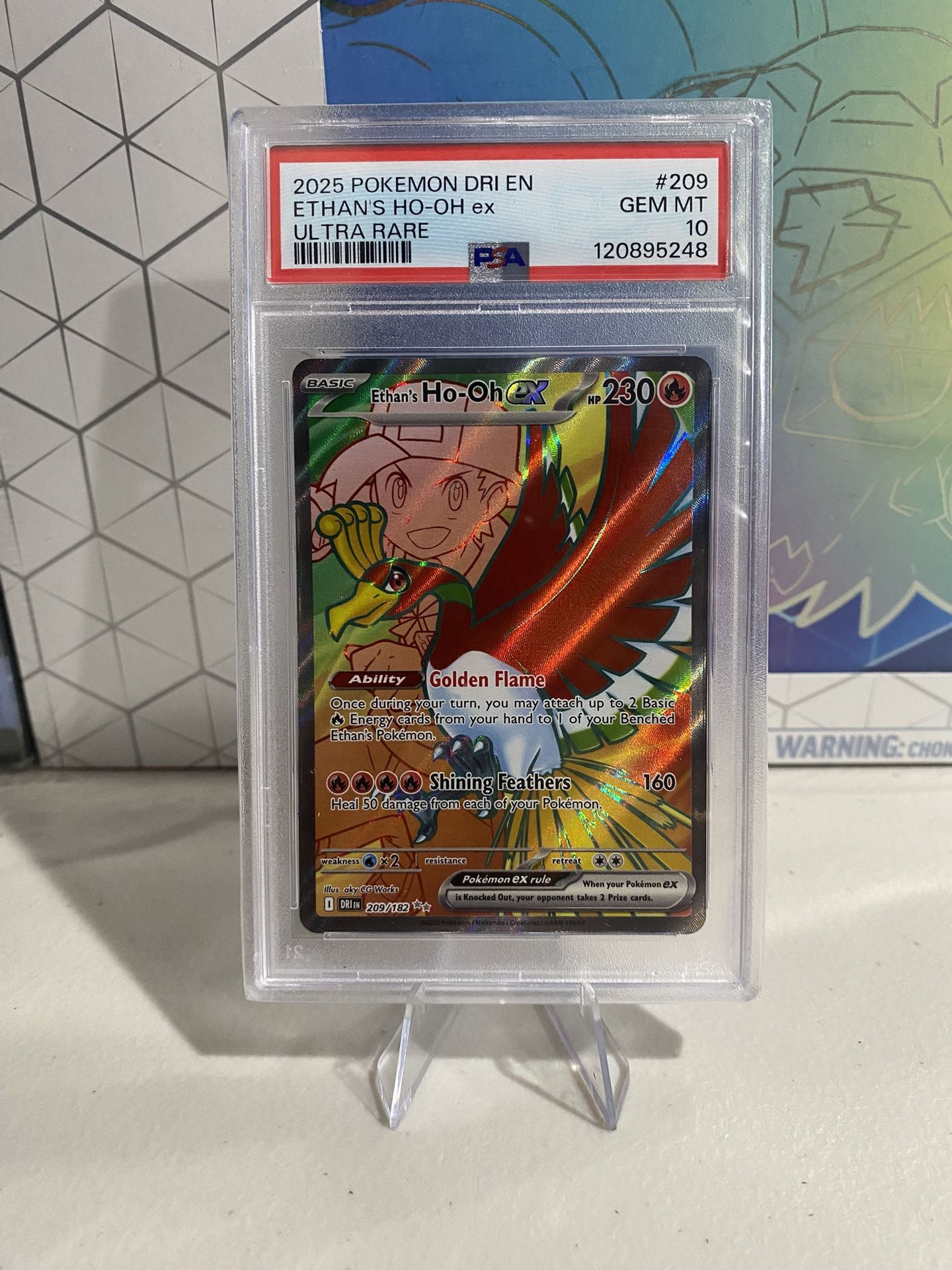 Ethan’s Ho-Oh ex Destined Rivals PSA 10