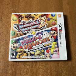 Puzzle & Dragons Z + Super Mario Bros Edition Nintendo 3DS New 2DS 