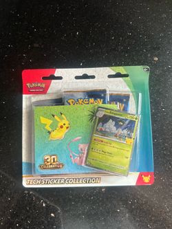 Pokemon 30th Celebration Tech Sticker Collection