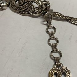 Silver Toned Brighton Belt