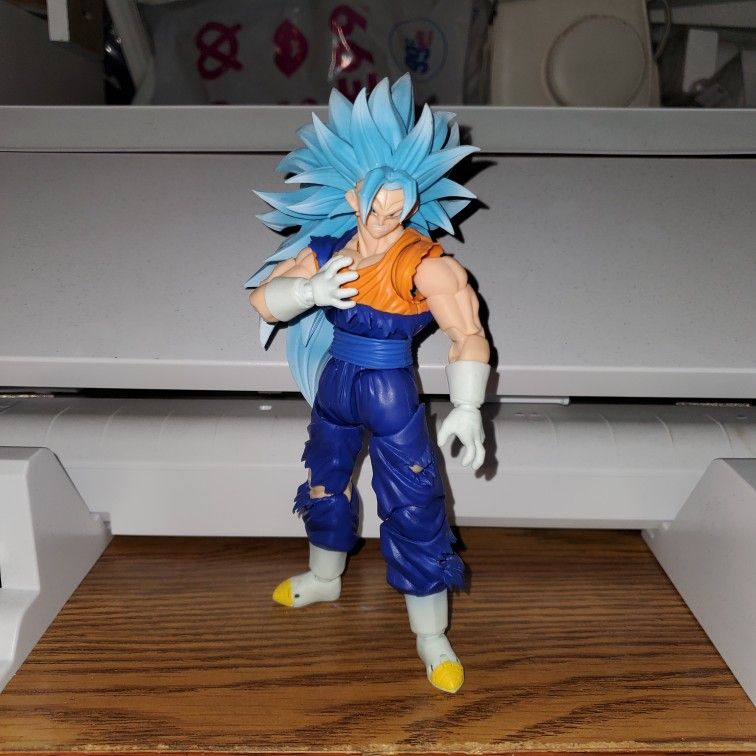 Kong Studios SSJ3 Vegeto Blue Dragon Ball Z Action Figure Sealed New DBZ