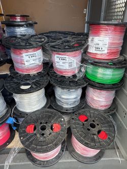 #1 #2 #3 #4 #6 #8 #10 #12 #14 Wire 500ft THHN Single Stranded Copper Cable (#8 500ft $230  price Of Each )