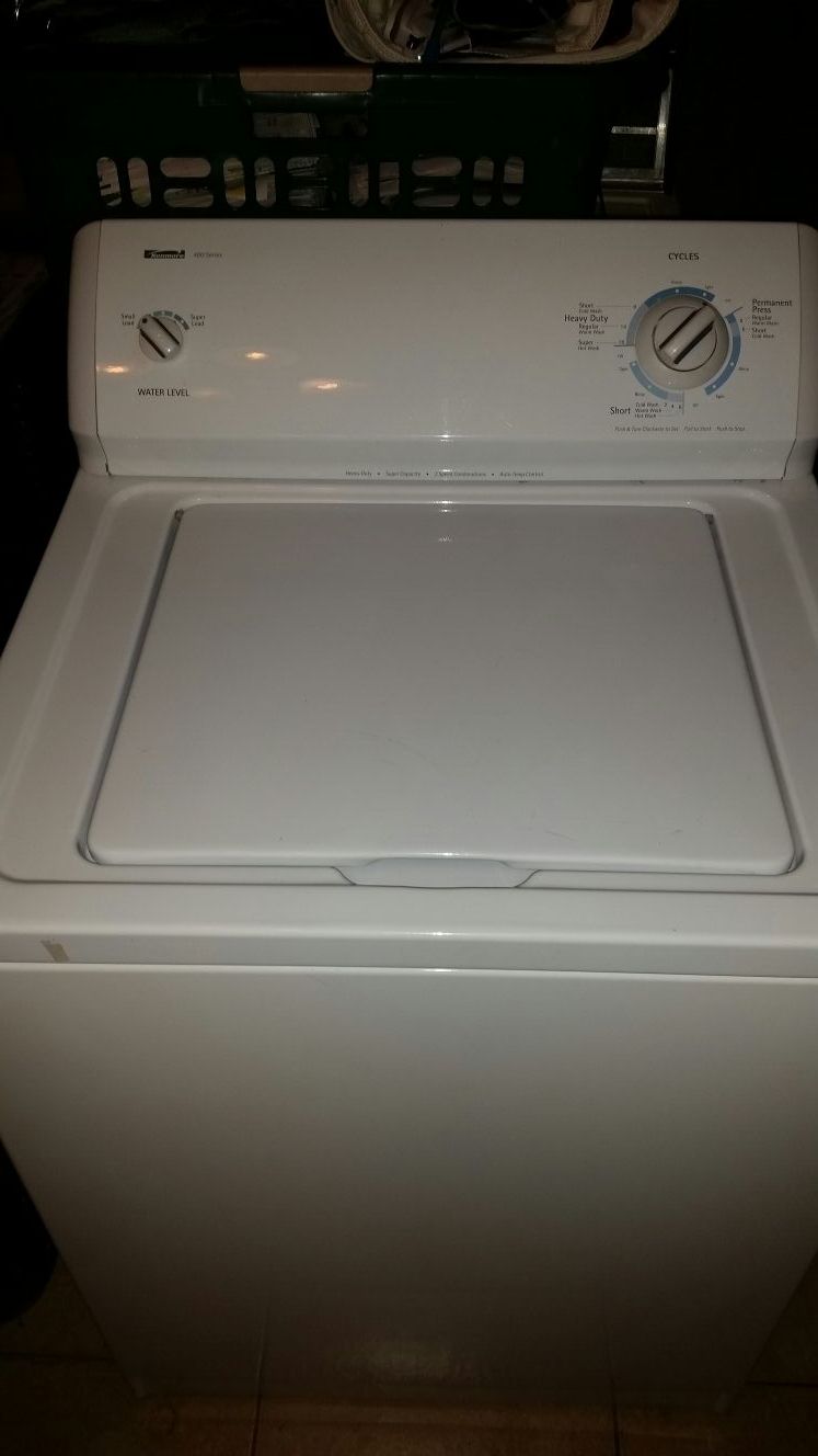 Kenmore elite washer