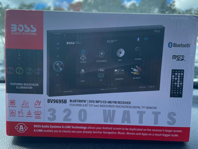BOSS Audio BV9695B Car DVD Player (Brand New)