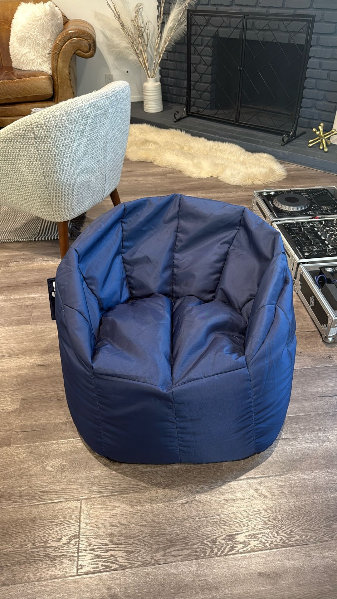 Big Joe Bean Bag Chair - Blue