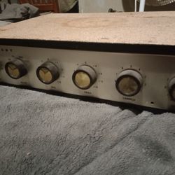 Very Rear Vintage Knight Tube Power Amplifier 