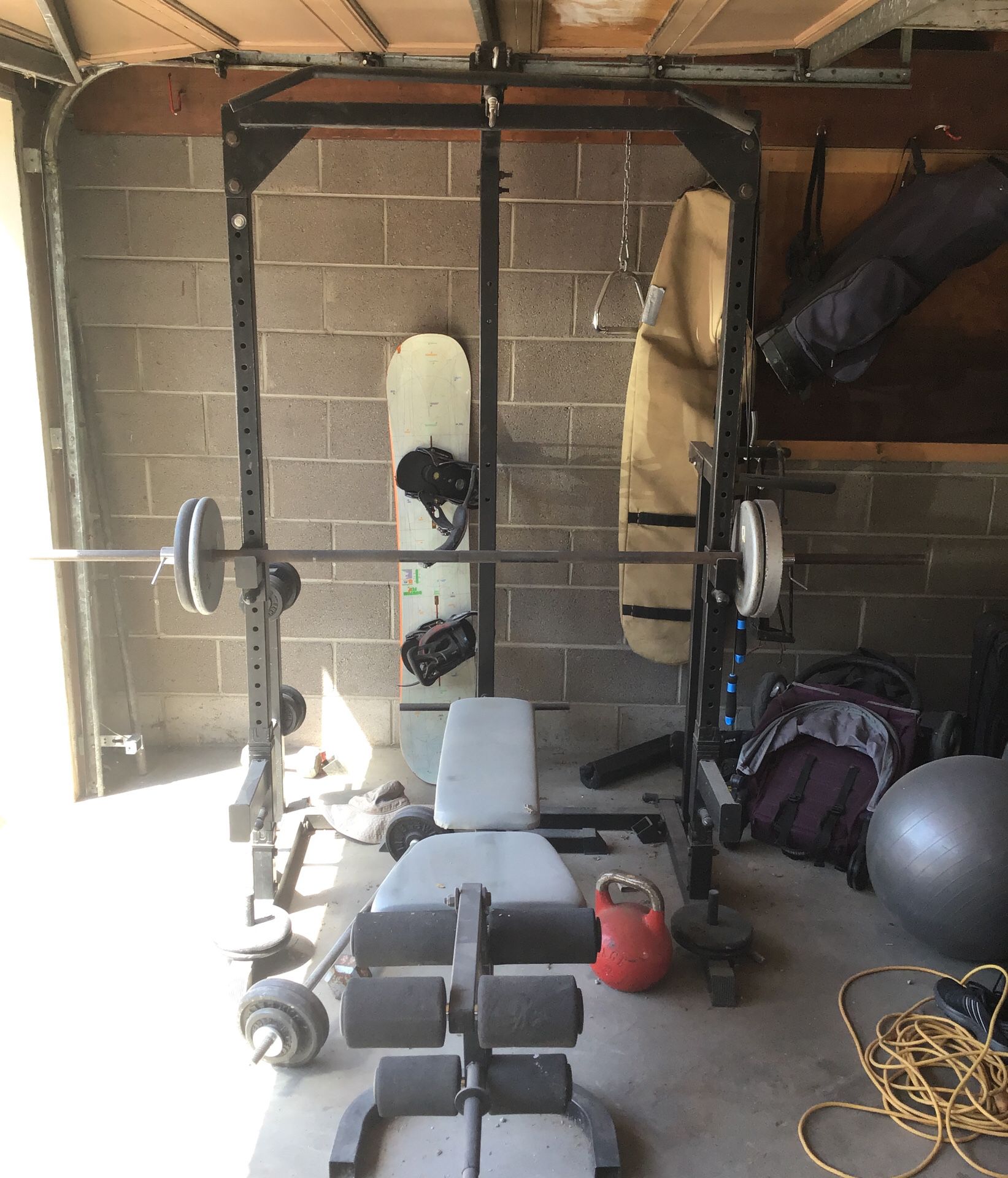 Home gym/ squat rack