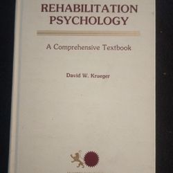 A Rehabilitation psychology: A comprehensive textbook
[And Aspen publication]
 by 
David W textbook

￼


