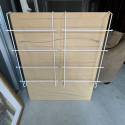 White Metal Towel Bar (2)