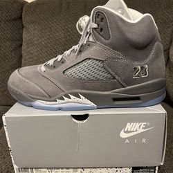 Size 11.5 Jordan 5 Wolf Grey new