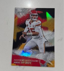Patrick Mahomes ll Mike Alstott Daniel Jones and Tyler Warren all holographic