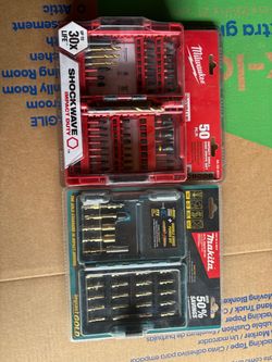 Milwaukee And Makita Impact Drill And Drive Set (FIRM PRICE DONT ASK FOR LESS)