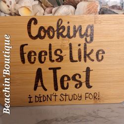 Cooking Test Cutting Charcuterie Board 