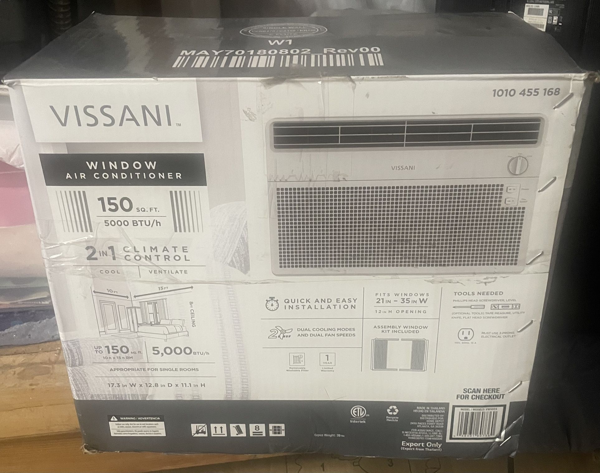 Vissani Window Air Conditioner