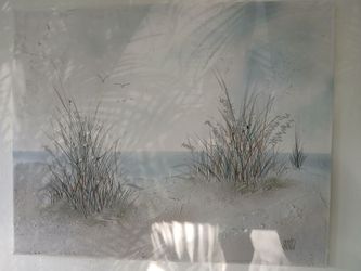 Coastal beach painting
