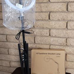 10" Magnetic Ring Light with tabletop Stand, Tripod and Phone Holder