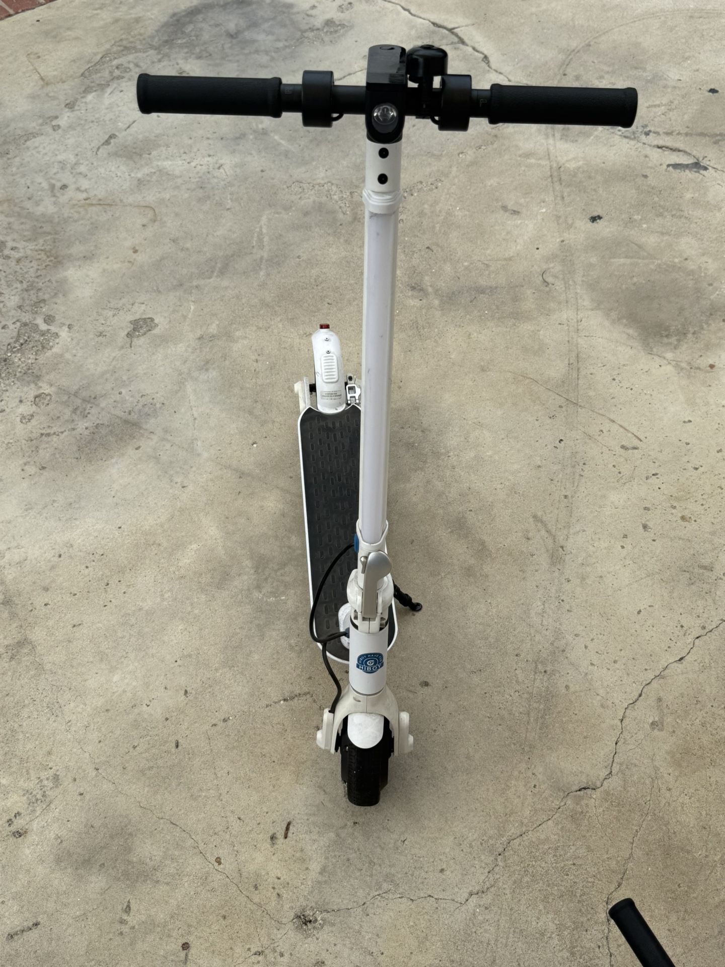 White Electric Scooter