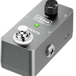 LEKATO Guitar Looper Effect Pedal Loop Pedal 5 Minutes Looping Time Looper Pedal ONE Looper Unlimited Overdubs