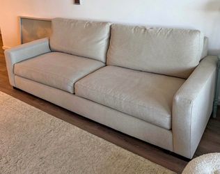 Beige 96” Sofa – Delivery Available Today 🚚