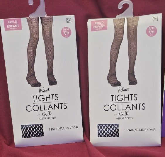 Fishnet Tights 1 Pair Size S/m Child