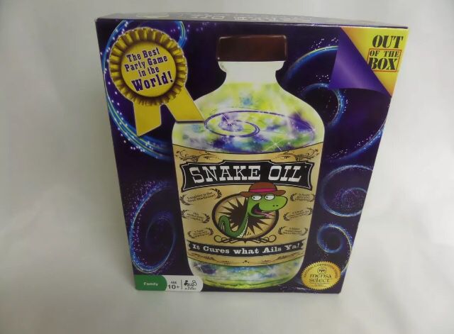 Snake Oil Board Game Party Game Cards Specialty