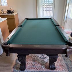 Pool Table And Dart Board Set