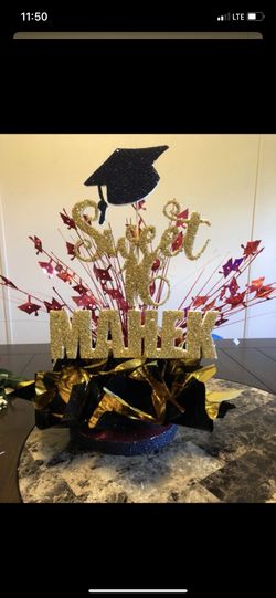 Graduation Centerpieces / Centros de Mesa
