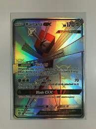 Shiny Kartana GX Hidden Fates SV73 Ultra Beast Mint/NM Unplayed