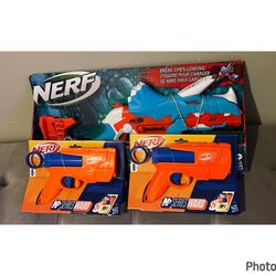 Nerf guns bundle (1 big, 2 medium)