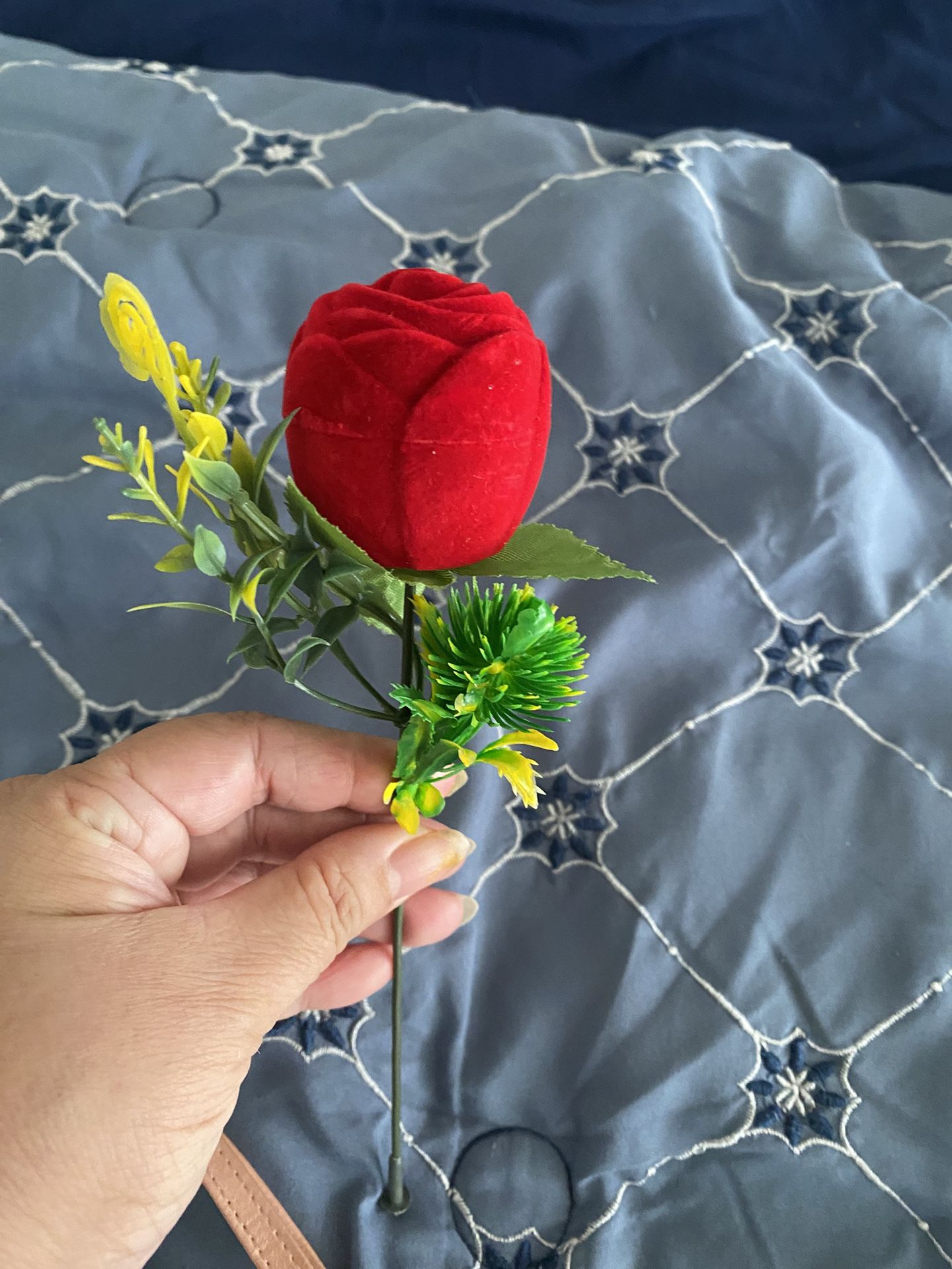 Red Rose πΉ Ring Case Wedding Gift π