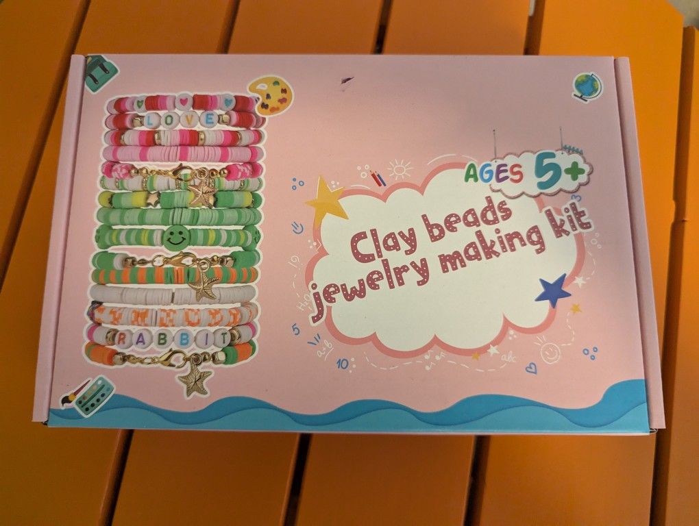 Brand New Friendship Bracelet Kit Concert Bracelets Merch, 7200pcs Clay Beads for Bracelet Making Kit with Glow Beads Letter Beads and Smile Face Numb