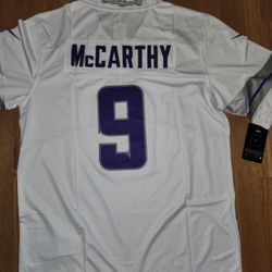 2025NFL Minnesota Vikings Minnesota Vikings 9# Mccarthy football shirt