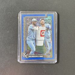 2025 Topps Veteran Combos Bobby Witt Jr. Blue SP /150