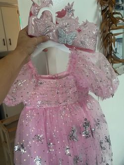 DIY Toddler Glinda Costume 2T