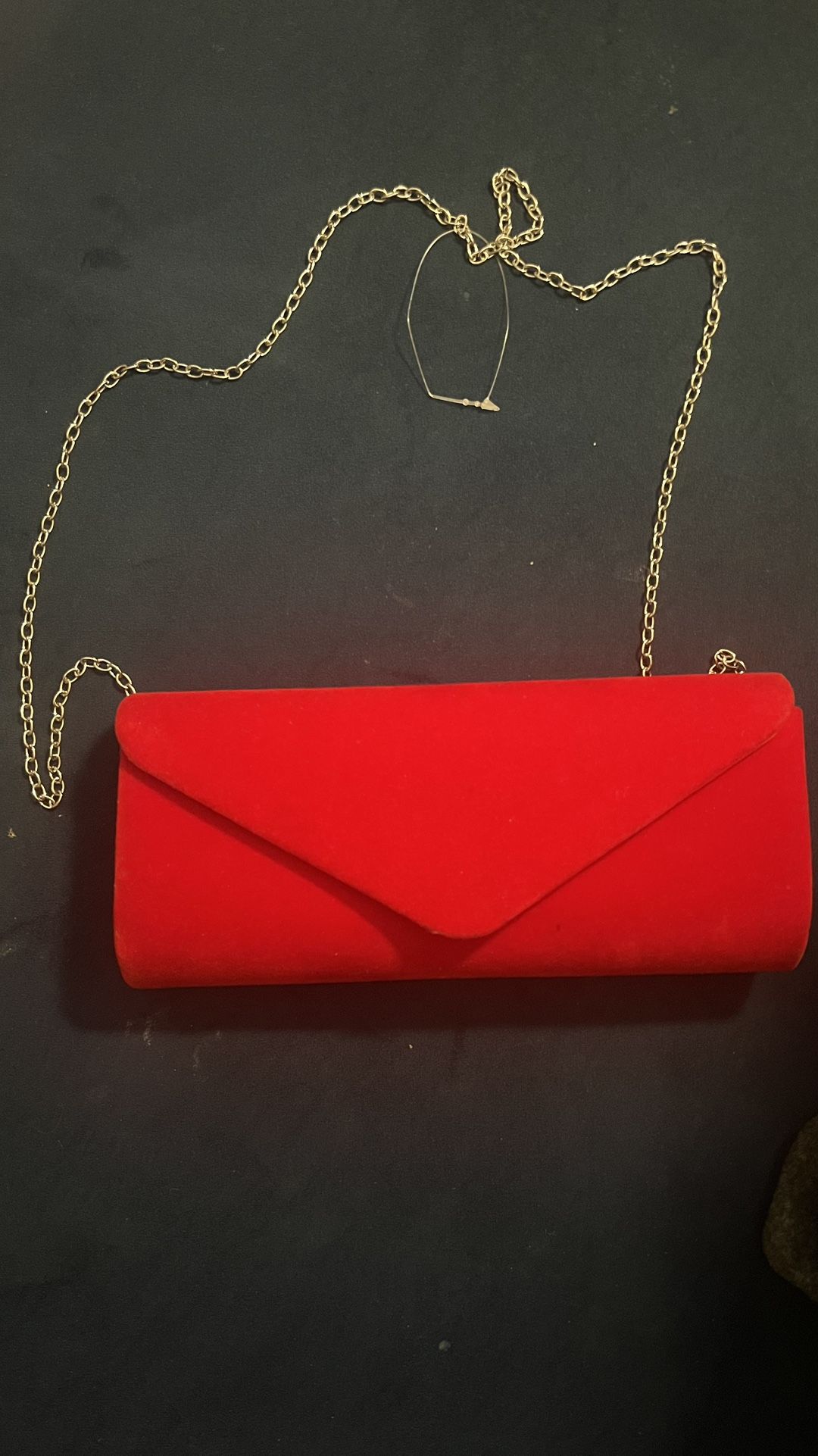 Red Elegant Clutch  Purse 
