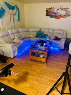 All White Leather Furniture