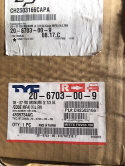 05-07 Magnum Headlight right hand side(Passenger)