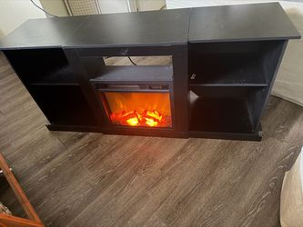 TV stand  with Electric  fireplace