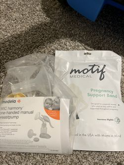 Manual Breast Pump And Pregnancy Support Band