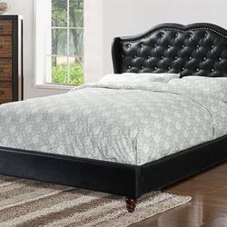 BRAND NEW QUEEN PLATFORM BED FRAME WITH BAMBOO MATTRESS INCLUDED $399