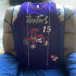 Toronto Raptors Jersey Vince Carter Large
