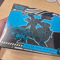 Pokémon TCG: Scarlet & Violet—Black Bolt Elite Trainer Box.