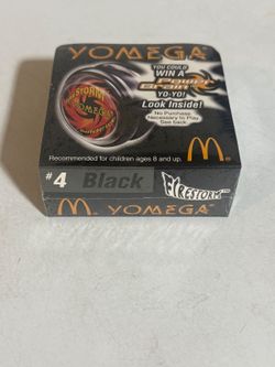 2000 McDonald's Vintage Yomega #4 Black Firestorm Wildfire