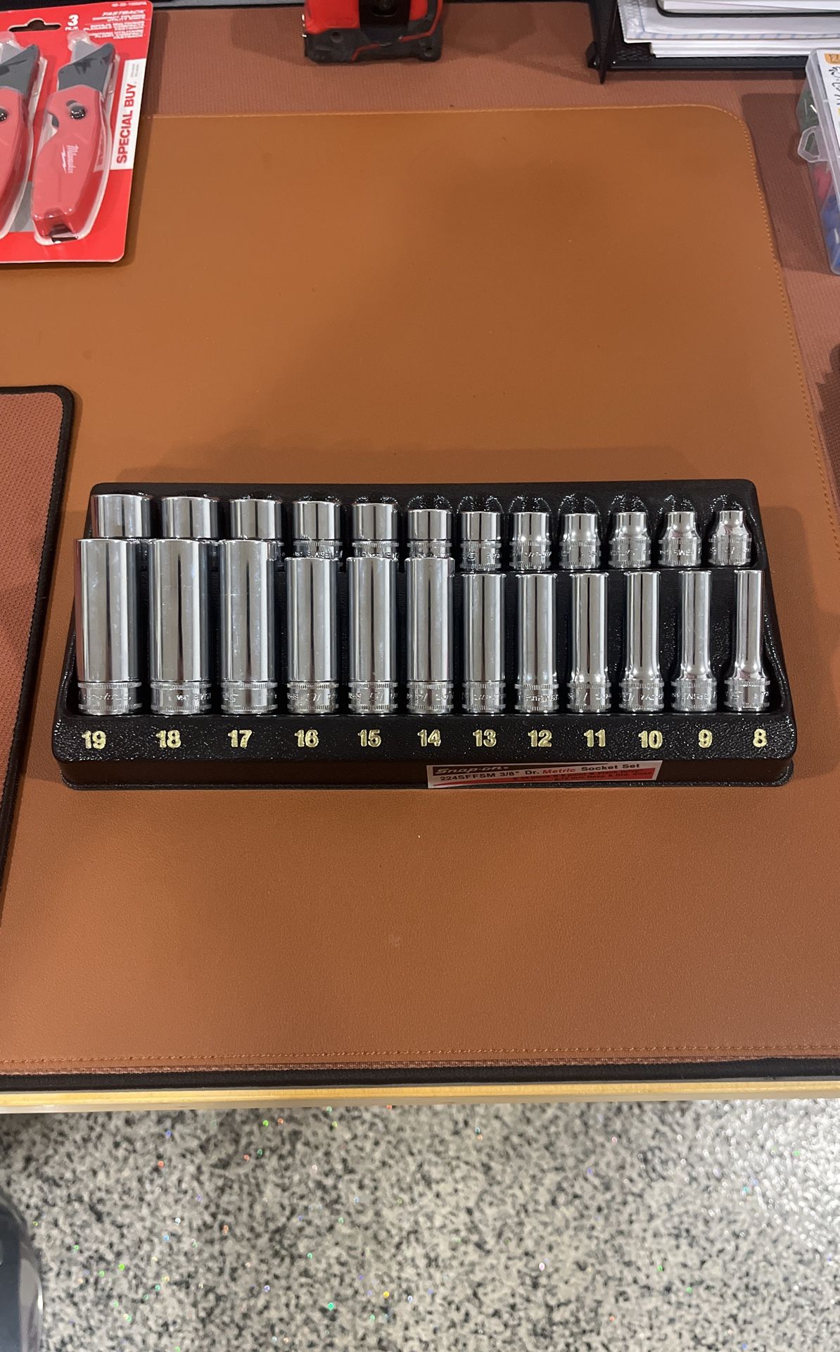 Snap On Metric Socket Set 224SFFSM