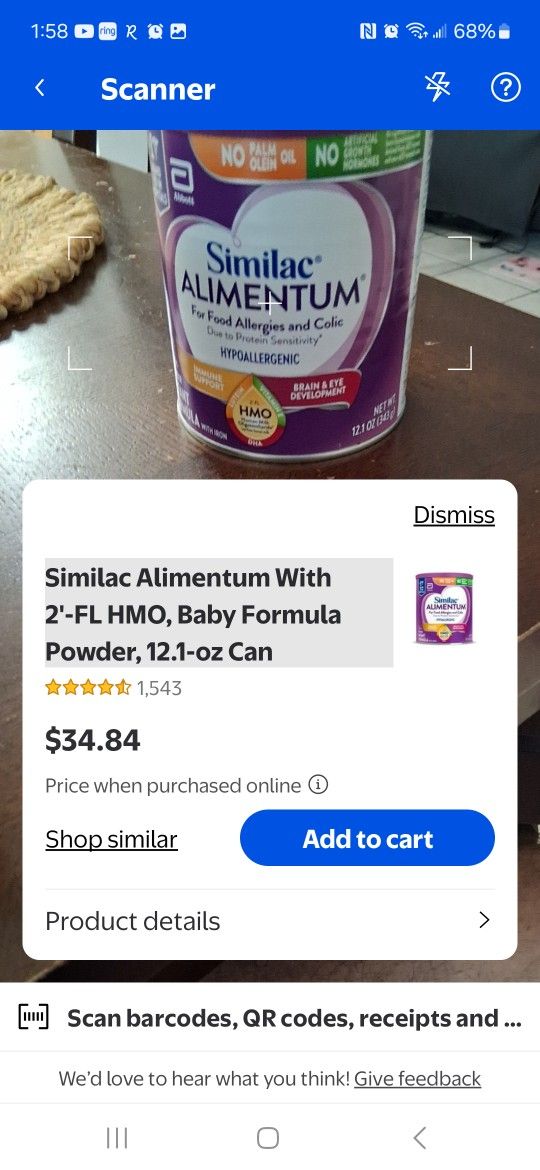 Similac Alimentum Baby Formula