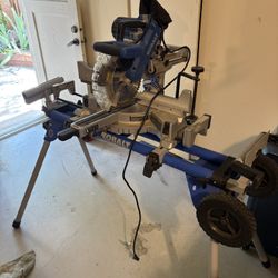 Kobalt 10in Dual Bevel Miter Saw With Stand