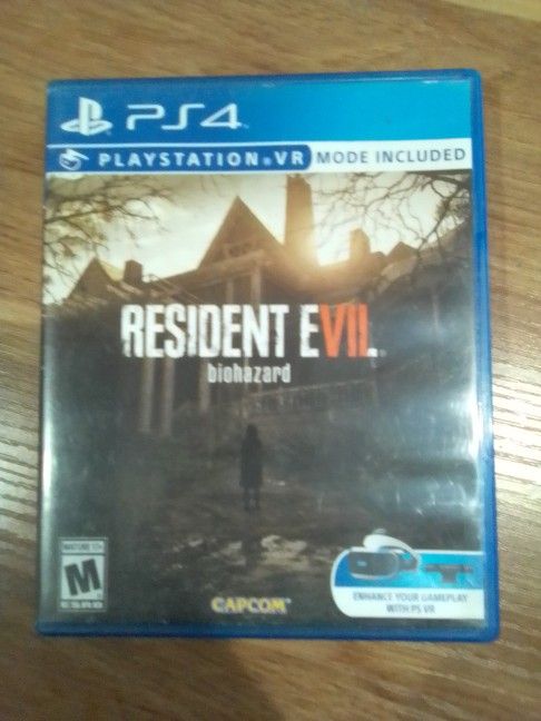 PS4 Game Resident Evil Biohazard