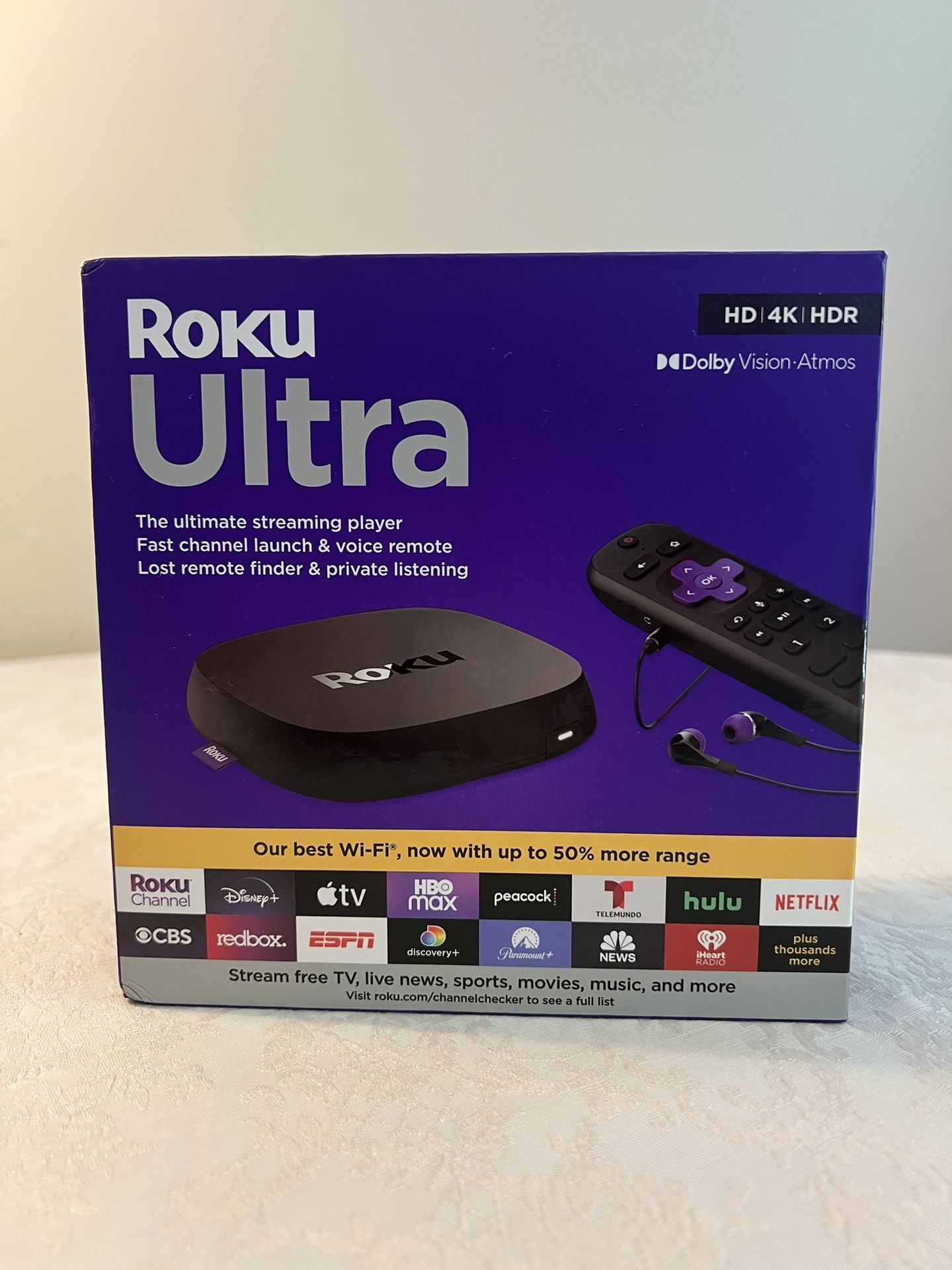 ROKU ULTRA ~ HD / 4K / HDR ~ NEW