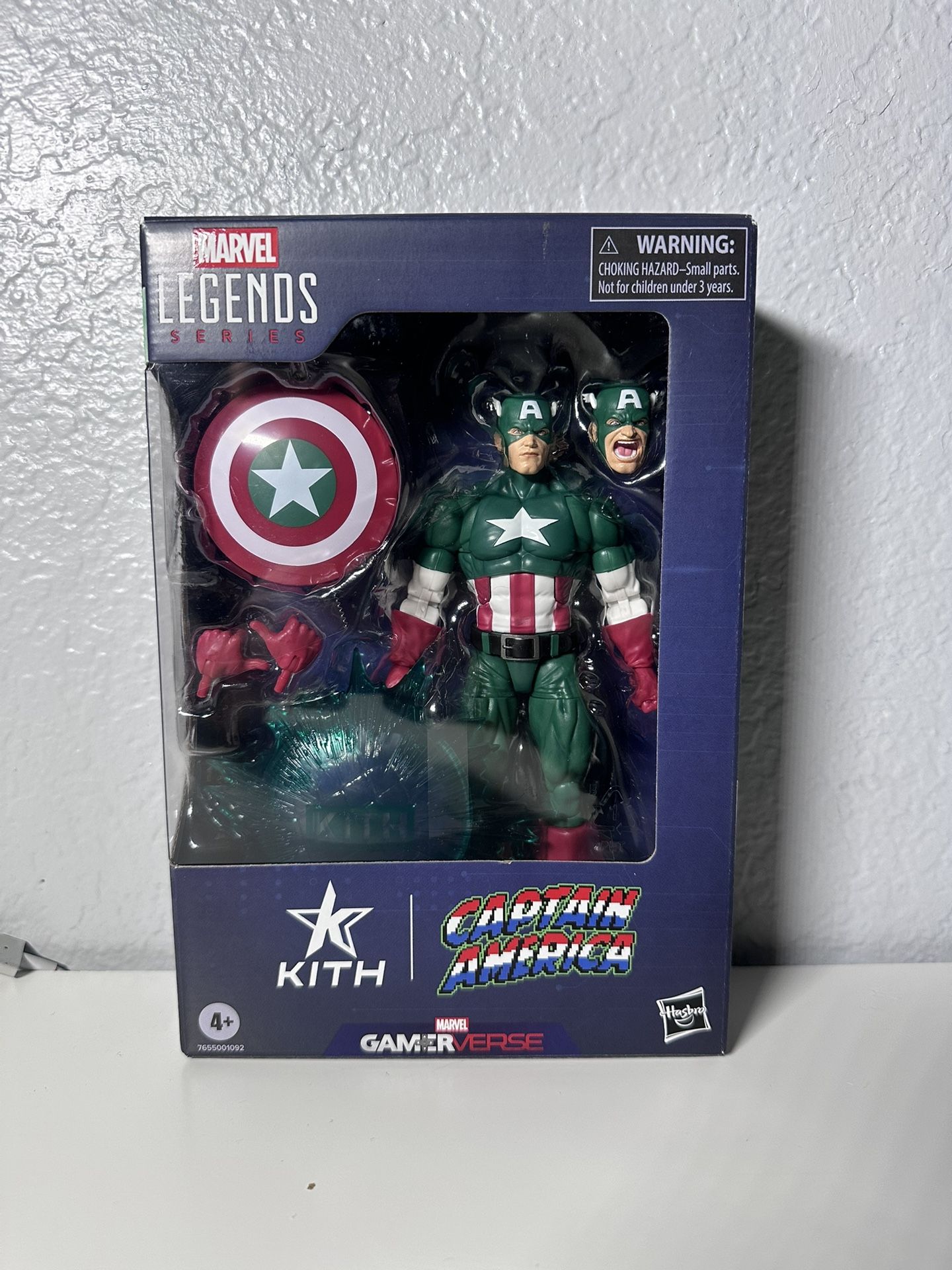 Kith × Marvel for Hasbro Legends Captain America Gameverse Player