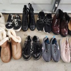 Different Kinds Of Women's Shoes, 13 Pairs For $20